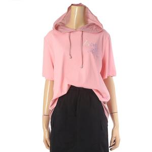 [안지크]자수배색반팔후드 AI2TS5190