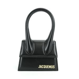 자크뮈스 르 치키토 레더 미니 토트 숄더 크로스 백 블랙 21H213BA0013000