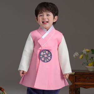 [더예한복]QT587-예하분홍 남아한복 아동한복