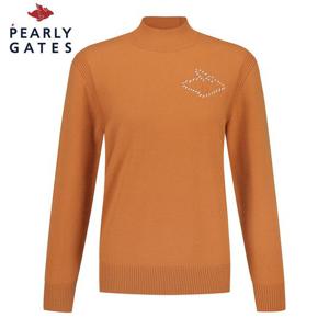 [파리게이츠] 여성 배색 스티치 바니 모크넥 니트