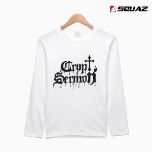 [스콰즈]스콰즈 여성 크롭티 프린팅 긴팔 크롭 티셔츠 SUS006