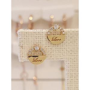 볼라레 세이브존01 14K 반달 러브 귀걸이 GE503