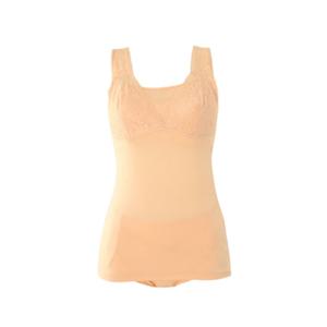 [비너스]편안한 착용감 모달 스판 레이스 노와이어 컵란쥬 런닝 VLGC638R