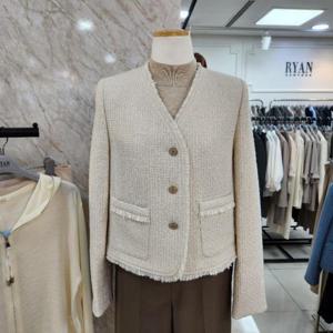 리안뉴욕 DP01 브이넥 트위드자켓 RSIWJK060