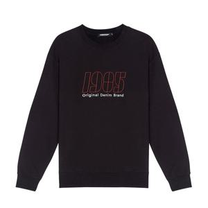 남성) 1985자수 양기모 조이 3단 쮸리 맨투맨_DN4WTS739-BK