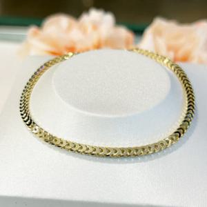 미니골드 14K 아쥬레 체인팔찌 BLEM4078 (16cm)