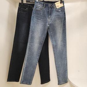 뱅뱅 HC15 뱅뱅 겨울 여성 기모 허리밴드 스판  워싱 스키니핏 청바지 NQK701