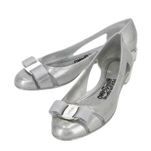 [페라가모] 24SS (A_VARA JELLY SILVER 0726366) 여성 바라 젤리