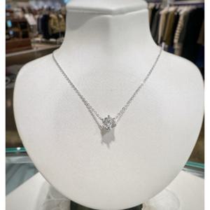 미니골드 14K [DIA-1캐럿] 클래식 6프롱 목걸이NJUS4078L