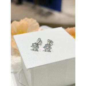 미니골드 14k [DIA-1캐럿] 클래식 6프롱 귀걸이EJUS4078L