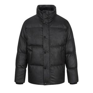 [페라로밀라노]남성 겨울 샌드워싱 레더라이크 구스다운 점퍼 AM0DJP401