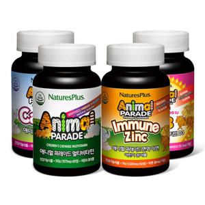 애니멀퍼레이드 4종 세트 (멀티,칼슘,아연,비타민D)