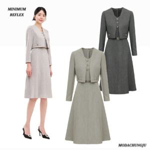 [미니멈]MD 섀도우 자켓 레이어드 원피스 MD MYCGWO8060 M_CJ