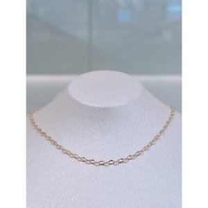 미니골드 14K 오벌컷팅 체인 목걸이-0.3 NFEM4012