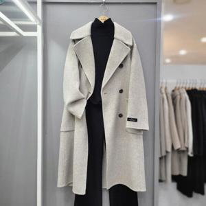 [무자크]헤링본 핸드메이드 알파카 롱코트 MO9WLC01