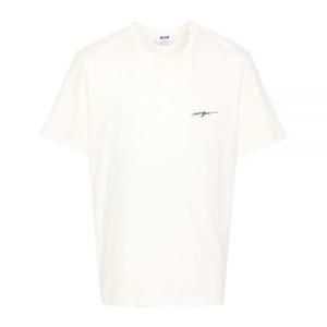 엠에스지엠 반팔 티셔츠 3640MM14124700202 IVORY DOM