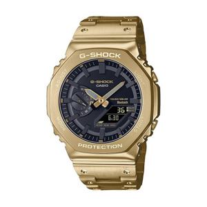 [지샥]GM-B2100GD-9ADR LIC 지얄오크 풀메탈 골드 블루투스 터프솔라