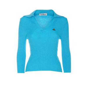 비비안웨스트우드 MARINA 마리나 오브 자수 폴로 스웨터 1803004