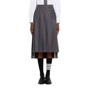 톰브라운 미디 스커트 FGC400V 06393 035 Med Gray