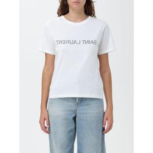 생로랑 반팔 티셔츠 665234Y37AW9744 WHITE DOM