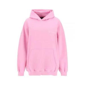 발렌시아가 후드 티셔츠 620947TLVB45000 PINK DOM