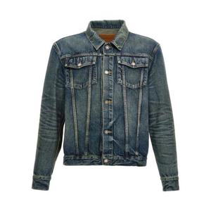 생로랑 데님 자켓 795386YG8524392 Free Denim