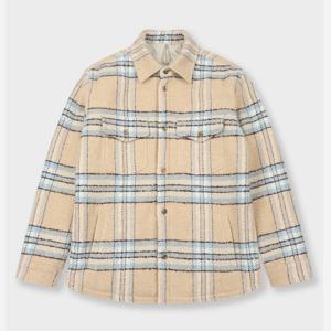 [예작(셔츠)]체크 누빔 셔츠 자켓 (YJ4WEA302)