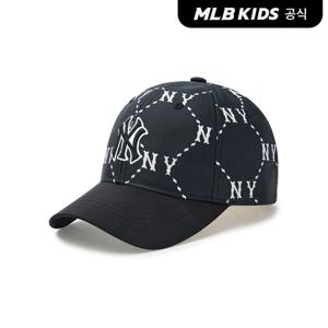 [MLB키즈]다이아 모노그램 자카드 볼캡 NY (Black)7ACPMD25N-50BKS