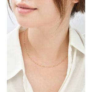 미니골드 14K 오벌컷팅 체인 목걸이-0.5 NFEM4013