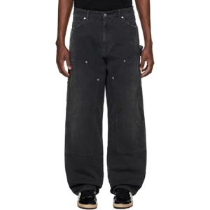 25 FW Golden Goose 남성 블랙 디스트레스 데님 진 251264M186001