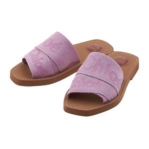 [끌로에] 여성 우디 플랫 뮬 샌들 CHC22U188Z3 51H