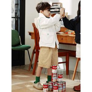 [빈폴키즈] 캐주얼 포켓 등교 점퍼 아이보리 (BI5139U050)