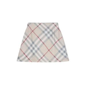 키즈 버버리 스커트 8093147 A2205 PALE STONE IP CHECK
