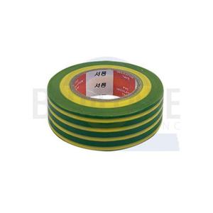 서통 테이팩스 전기절연 테이프 황녹색 19mm x 10M 절연