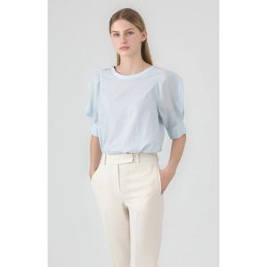 [린(의류)]LGBLOF9900( 네이션 라운드넥 블라우스)