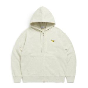 [마크곤잘레스] 엔젤 와펜 2WAY 스웻 후드집업 - M/OATMEAL