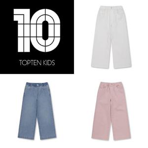 [탑텐키즈]MKF1DP2211 여아) 에코 와이드 데님 팬츠