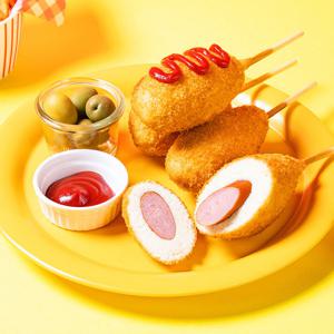 [광석이네] 크리스피 핫도그 640g (80gx4개입x2팩)