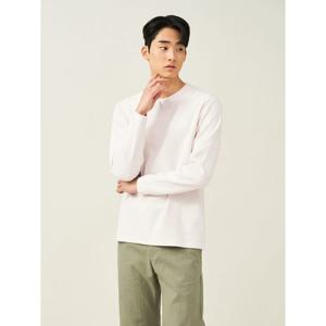 [빈폴멘] 레이어드 라운드 티셔츠  아이보리 (BC5241C340)