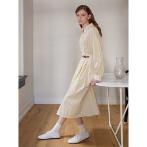 [올리브데올리브]셔츠형 비죠 장식 랩 원피스 (OW5SO260)