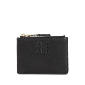 미우미우 지갑 5MC93MAEFXF0002 BLACK DOM