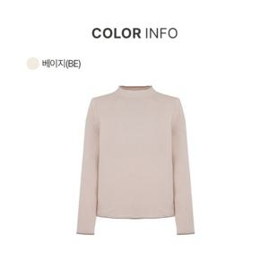 [올리비아하슬러(여성)]배색하이넥풀오버 ESSW102