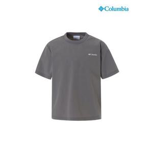 [컬럼비아 키즈]키즈 우븐 반팔 티셔츠_그레이 (C62-YMK606)