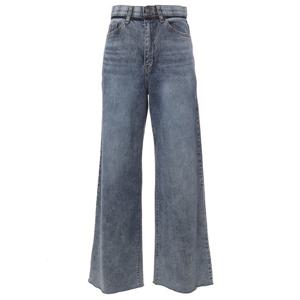 [페이지플린]허리 라인 배색 스판 와이드 청바지 (F5APT401)