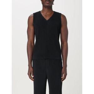 옴므 플리세 이세이 미야케 V넥 베스트 HP56JE51015 BLACK DOM