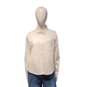 [페이지플린]포켓자수 카라넥 남방 셔츠(F5ABL008A)