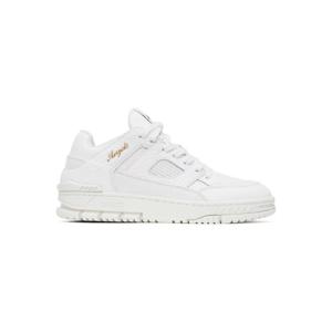 25 FW 악셀아리가토 남성 화이트 아리아 로우탑 스니커즈 251307M237118