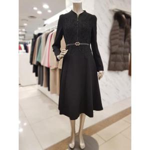 미니멈 세이브존01 자수플레어 원피스 MXAAWO1110