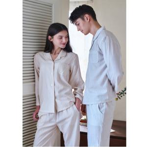 비너스 심플 화사한 스트라이프 간절기 파자마 VPA4518W