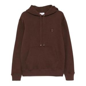 메종키츠네 볼드 폭스 헤드 패치 컴포트 후드 티셔츠 MM00713KM0